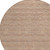 8' Brown And Beige Round Geometric Washable Indoor Outdoor Area Rug Transitional Style - Brown, Beige Color