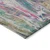 10' X 14' Green Gold And White Abstract Washable Indoor Outdoor Area Rug
