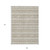 9' X 12' Beige And Ivory Southwestern Washable Indoor Outdoor Area Rug