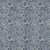 10' X 14' Denim Blue And Navy Blue Floral Washable Indoor Outdoor Area Rug