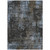 10' X 14' Graphite Charcoal And Silver Abstract Washable Indoor Outdoor Area Rug