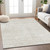 8' X 10' Ivory And Gray Geometric Washable Indoor Outdoor Area Rug - Ivory, Gray