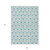 9' X 12' Teal Blue And Ivory Geometric Washable Indoor Outdoor Area Rug - 608219009328