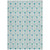 9' X 12' Teal Blue And Ivory Geometric Washable Indoor Outdoor Area Rug - 608219009328
