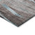 10' X 14' Taupe Sky Blue And Ivory Abstract Washable Indoor Outdoor Area Rug