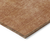 9' X 12' Brown Washable Indoor Outdoor Area Rug