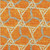9' X 12' Orange And Blue Geometric Washable Indoor Outdoor Area Rug - Orange, Blue