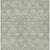 9' X 12' Artichoke Green And Gray Floral Washable Indoor Outdoor Area Rug - Artichoke Green, Gray