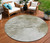 8' Taupe Beige And Brown Round Abstract Washable Indoor Outdoor Area Rug