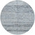 8' Blue And Gray Round Trellis Washable Indoor Outdoor Area Rug