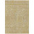 8' X 10' Gold And Beige Geometric Washable Indoor Outdoor Area Rug