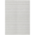 8' X 10' Ivory Striped Washable Indoor Outdoor Area Rug