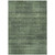 10' X 14' Olive Green And Gray Striped Washable Indoor Outdoor Area Rug - Olive Green, Gray