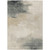 9' X 12' Beige Taupe And Ivory Abstract Washable Indoor Outdoor Area Rug - Beige, Taupe, Ivory