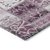 8' Round Mountbatten Pink Round Patchwork Washable Non Skid Indoor Outdoor Area Rug
