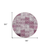 8' Round Mountbatten Pink Round Patchwork Washable Non Skid Indoor Outdoor Area Rug