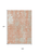 9' X 12' Coral And Ivory Abstract Washable Indoor Outdoor Area Rug