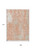 9' X 12' Coral And Ivory Abstract Washable Indoor Outdoor Area Rug - Coral, Ivory
