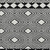 8' X 10' Black And Ivory Geometric Washable Indoor Outdoor Area Rug Transitional Style - Black, Ivory Color