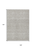 9' X 12' Beige And Ivory Chevron Washable Indoor Outdoor Area Rug