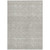 9' X 12' Beige And Ivory Chevron Washable Indoor Outdoor Area Rug