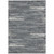 10' X 14' Gray And Ivory Striped Washable Indoor Outdoor Area Rug Transitional Style - Gray, Ivory Color