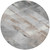 8' Taupe And Gray Round Striped Washable Indoor Outdoor Area Rug