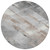 8' Taupe And Gray Round Striped Washable Indoor Outdoor Area Rug