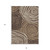 8' X 10' Brown And Taupe Abstract Washable Indoor Outdoor Area Rug Transitional Style - Brown, Taupe Color