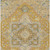 10' X 14' Gold Beige And Blue Oriental Washable Indoor Outdoor Area Rug