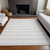 8' X 10' Ivory Striped Washable Indoor Outdoor Area Rug