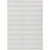 8' X 10' Ivory Striped Washable Indoor Outdoor Area Rug