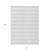 8' X 10' Ivory Striped Washable Indoor Outdoor Area Rug