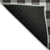 10' X 14' Black And Gray Plaid Washable Indoor Outdoor Area Rug