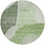 8' Olive Green And Fern Green Round Abstract Washable Indoor Outdoor Area Rug