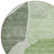 8' Olive Green And Fern Green Round Abstract Washable Indoor Outdoor Area Rug