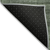 8' X 10' Olive Green And Gray Striped Washable Indoor Outdoor Area Rug