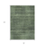 8' X 10' Olive Green And Gray Striped Washable Indoor Outdoor Area Rug