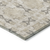 8' X 10' Beige and Gray Floral Medallion Washable Non Skid Indoor Outdoor Area Rug
