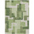 8' X 10' Artichoke Green And Ivory Abstract Washable Indoor Outdoor Area Rug - Artichoke Green, Ivory