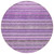 8' Purple Eggplant And Lilac Round Striped Washable Indoor Outdoor Area Rug