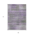 9' X 12' Purple Lavender And Gray Striped Washable Indoor Outdoor Area Rug