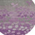 8' Purple And Gray Round Floral Washable Indoor Outdoor Area Rug - Purple, Gray