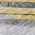 10' X 14' Gold And Gray Striped Washable Indoor Outdoor Area Rug