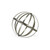 10" Speckled Gray Metal Orb Decorative Sculpture - 808230079717