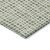 9' X 12' Green And Ivory Striped Washable Indoor Outdoor Area Rug