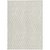 8' X 10' Beige and Ivory Geometric Washable Non Skid Indoor Outdoor Area Rug