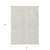 8' X 10' Beige and Ivory Geometric Washable Non Skid Indoor Outdoor Area Rug