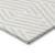 8' X 10' Beige and Ivory Geometric Washable Non Skid Indoor Outdoor Area Rug