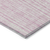 10' X 14' Pink And Ivory Striped Washable Indoor Outdoor Area Rug